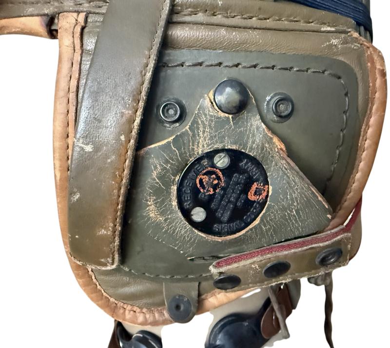 U.S. Tank i.e. Crash Helmet Complete With Earphones And Goggles - Nice Used Condition