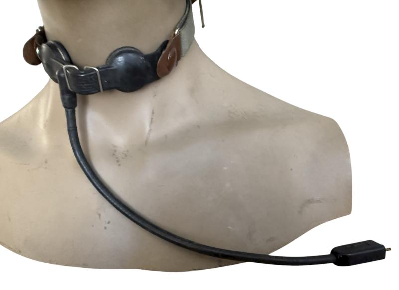 U.S. Tank i.e. Crash Helmet Complete With Earphones And Goggles - Nice Used Condition