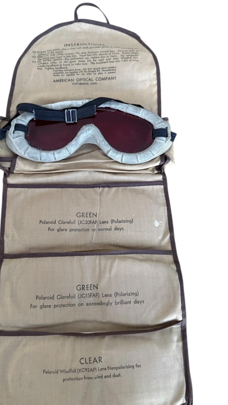 U.S. Tank i.e. Crash Helmet Complete With Earphones And Goggles - Nice Used Condition