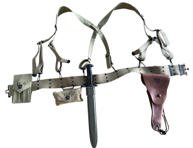 U.S. Complete Webbing Set - Nice Used Condition