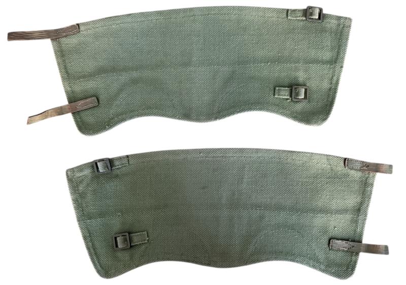 British 1937 Pattern Webbing Ancklets Size 4 - Nice Used Condition