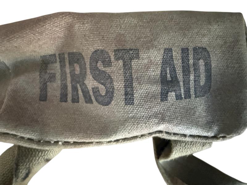Rare U.S. (Airborne/Airforce) 1st Pattern First Aid Pouch - Nice Used Condition