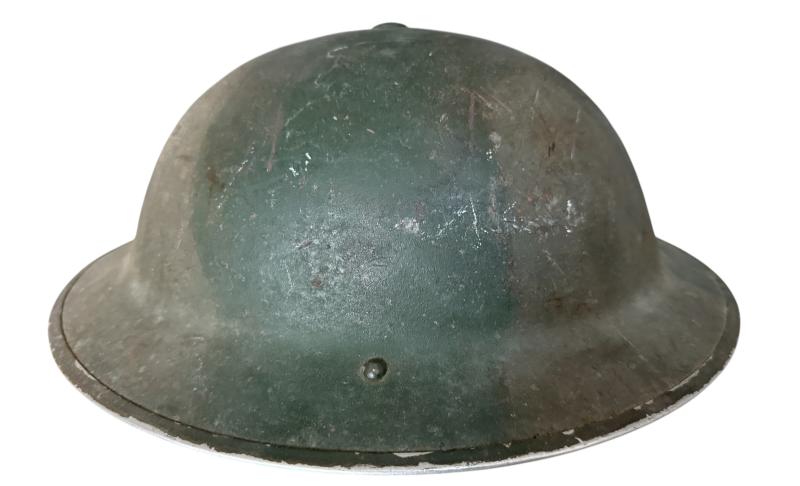 British Camouflaged Tommy Helmet 1939 - Nice Used Condition