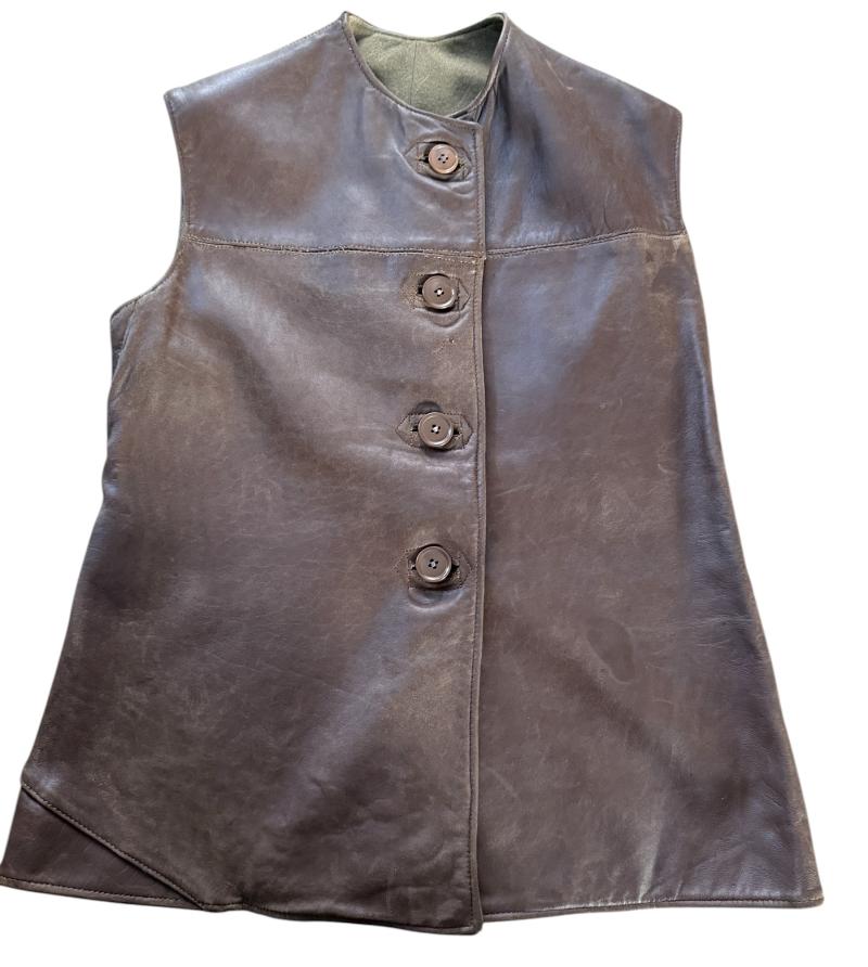 British ATS Leather Jerkin Sized 2 - Unissued Condition
