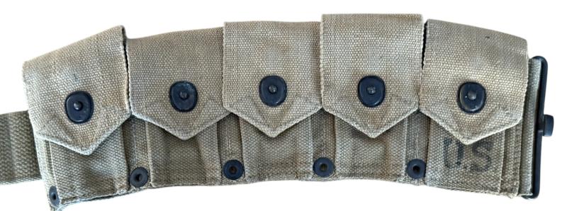 U.S. M1923 Garand Belt 1942 Dated - Nice Used Condition