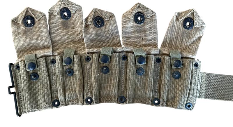 U.S. M1923 Garand Belt 1942 Dated - Nice Used Condition