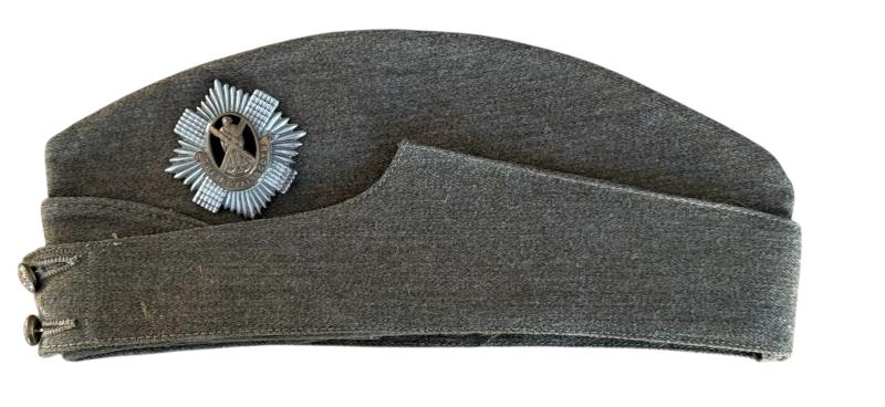 British Side Cap Royal Scotts 1940 Dated  - Nice Used Condition