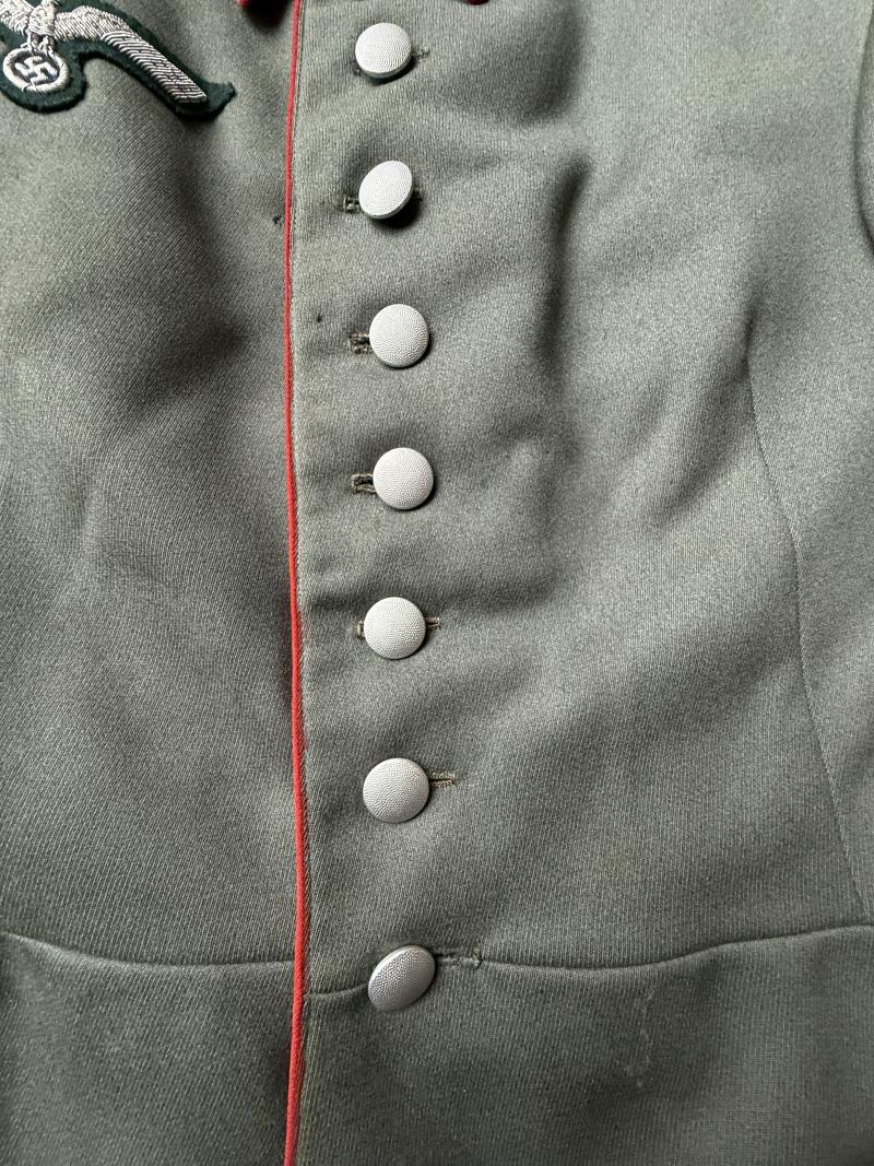 WH (Heer) Artillery M35 Dress Tunic (Wehrmacht Parade-Waffenrock) - Mint Condition