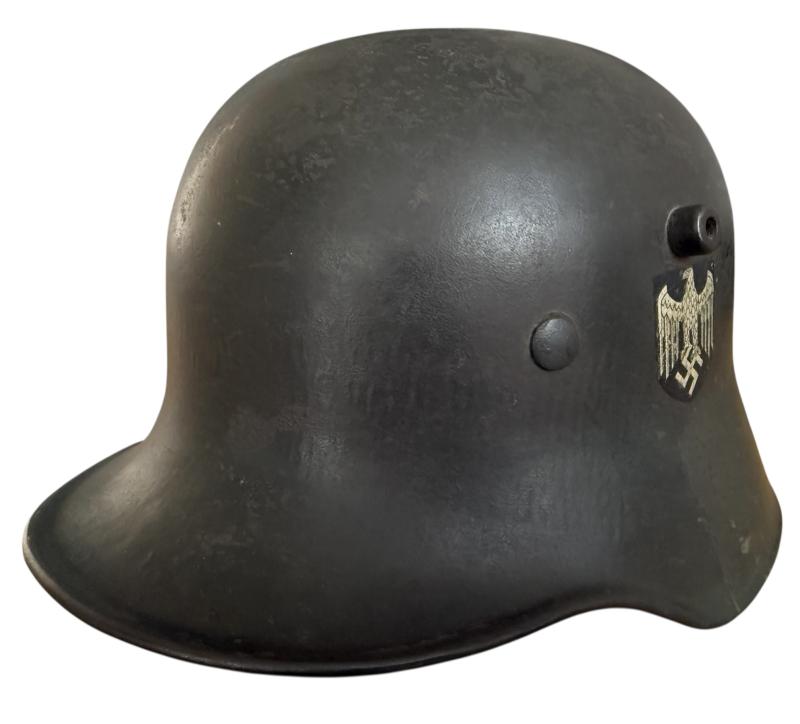 WH (HEER) M18 Single Decal Helmet - Nice Used Condition