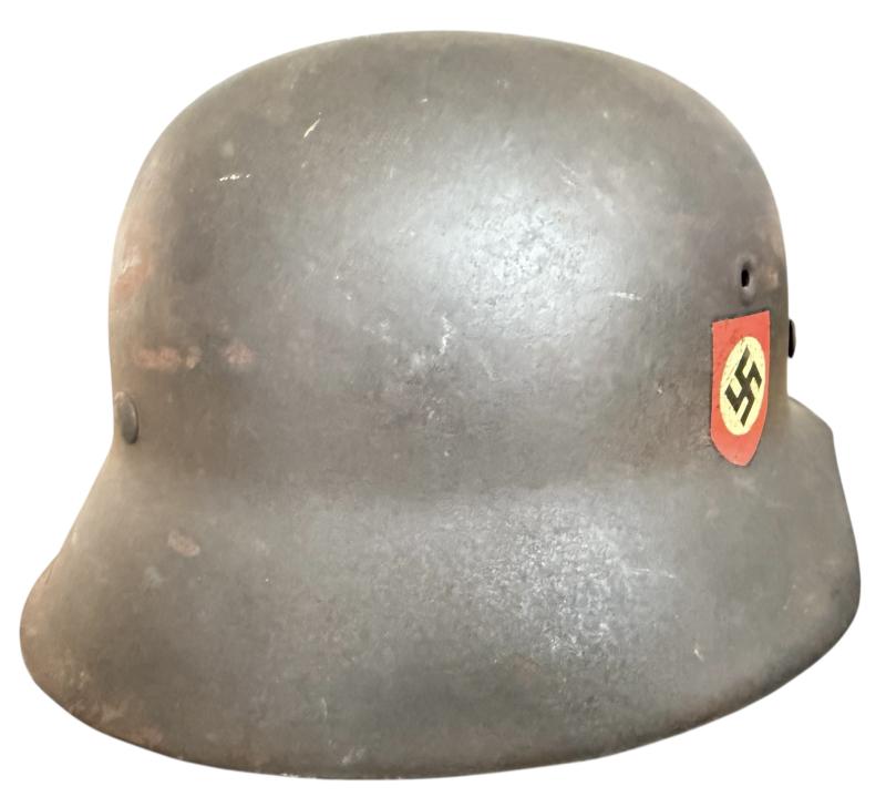 M42 Double Decal Polizei Combat Helmet Named