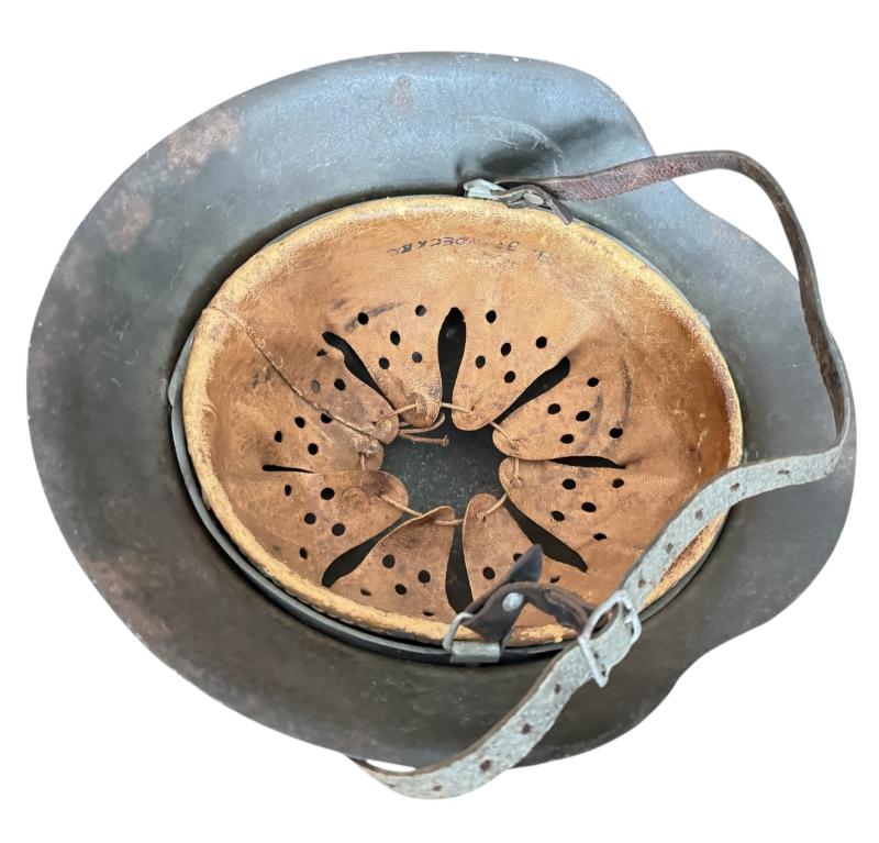 M42 Double Decal Polizei Combat Helmet Named