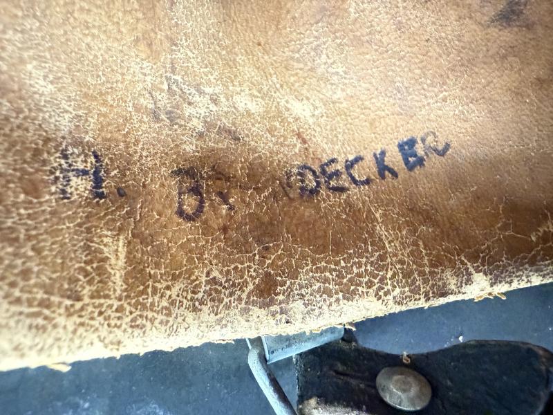 M42 Double Decal Polizei Combat Helmet Named