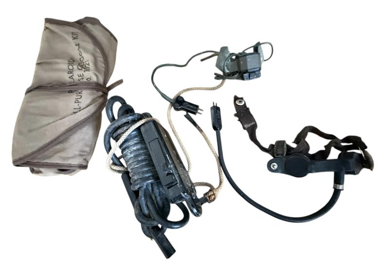 U.S. Tank i.e. Crash Helmet Complete With Earphones And Goggles - Nice Used Condition