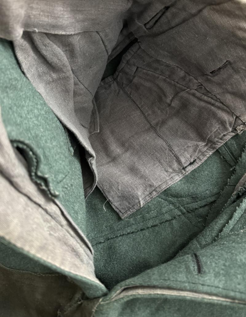 WH (HEER) M36 Cavalry Trousers Executed In Dutch Wool and Dutch Made 1939 - Near Mint Condition