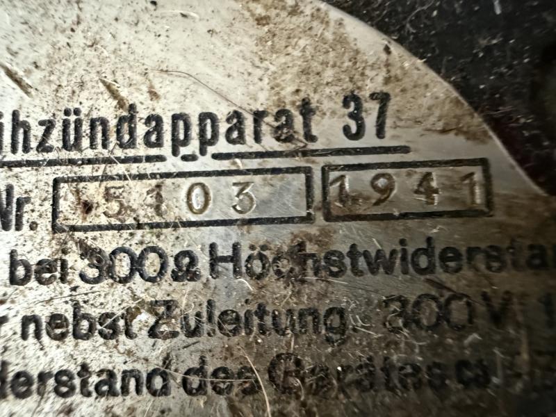 WH (HEER) Detonator Type 37 1941-Nice Used Condition