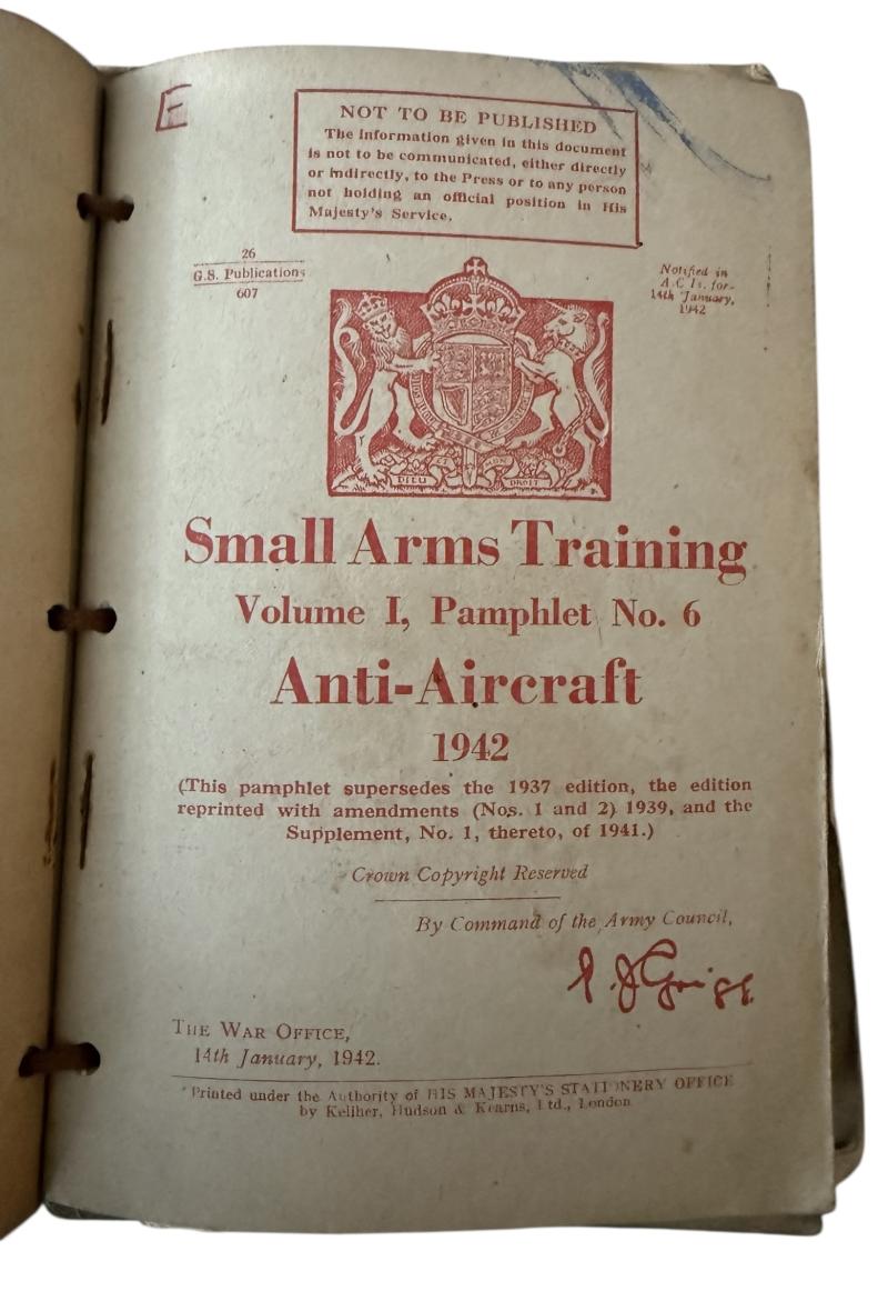 British Small Arms Training Volume 1 - Nice Used Condition