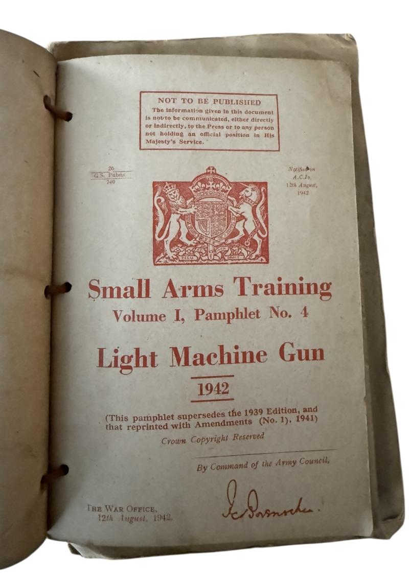 British Small Arms Training Volume 1 - Nice Used Condition