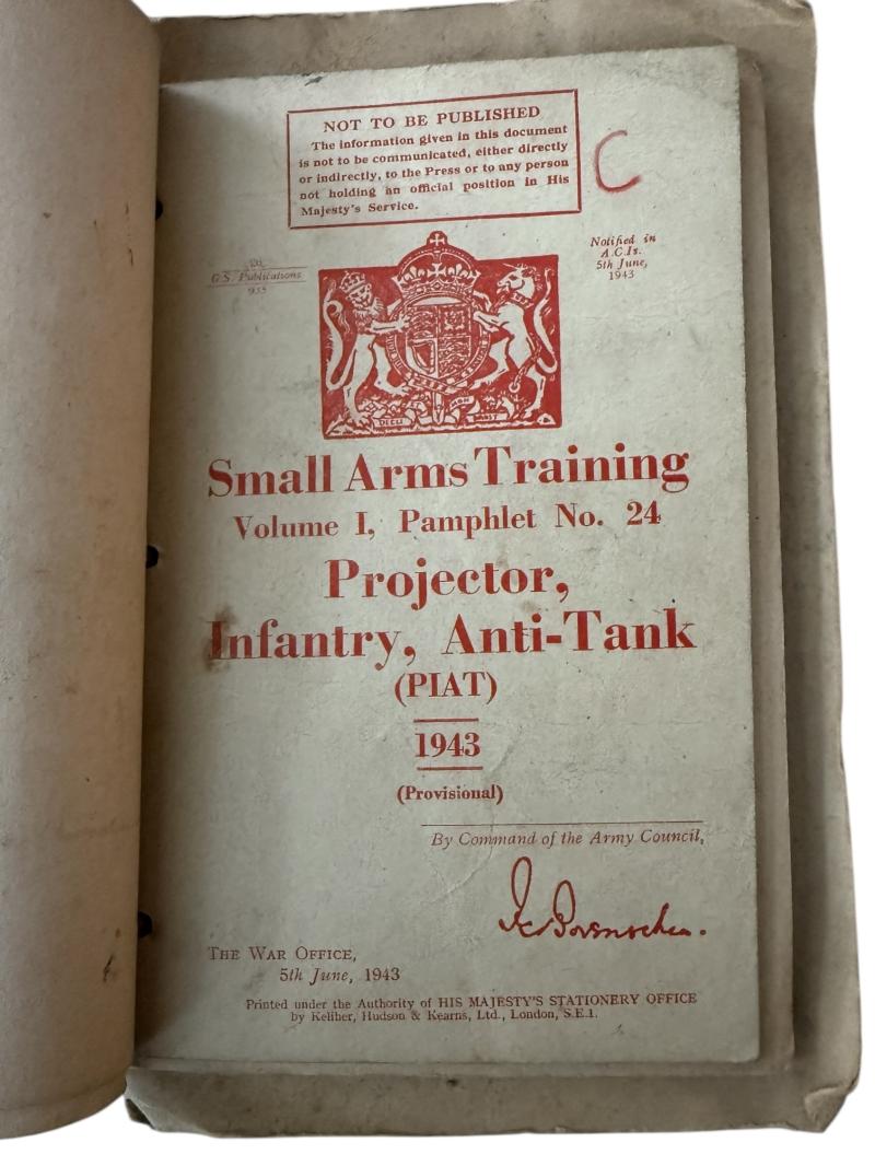 British Small Arms Training Volume 1 - Nice Used Condition