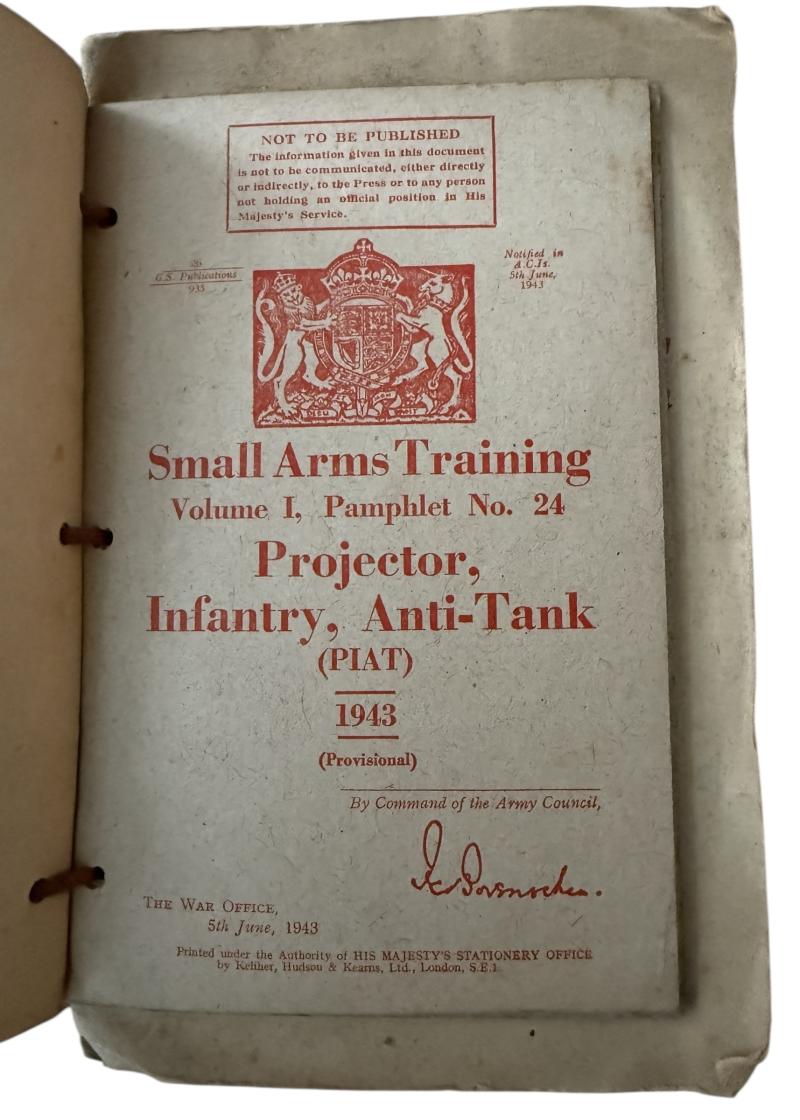British Small Arms Training Volume 1 - Nice Used Condition