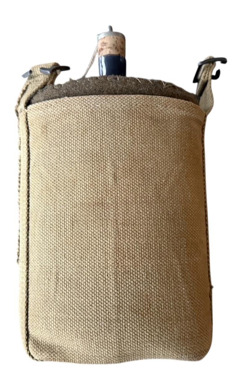 British 1937 Pattern Early War Waterbottle and Cover - Near Mint Condition