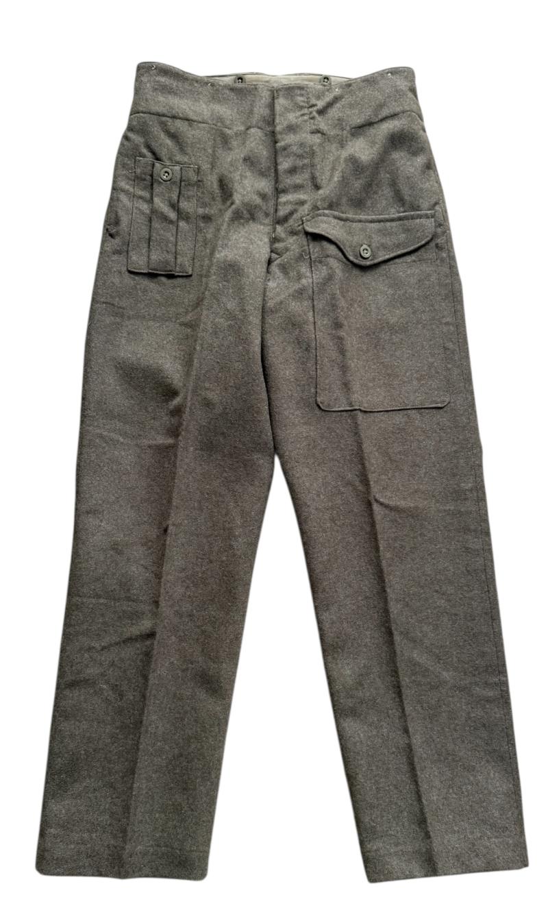 British 1940 Pattern Battle Dress Trousers Size 11 - Near Mint Condition