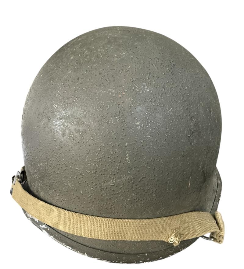 U.S. M1 Swivel Bale Helmet With Firestone Liner - Nice Used Condition