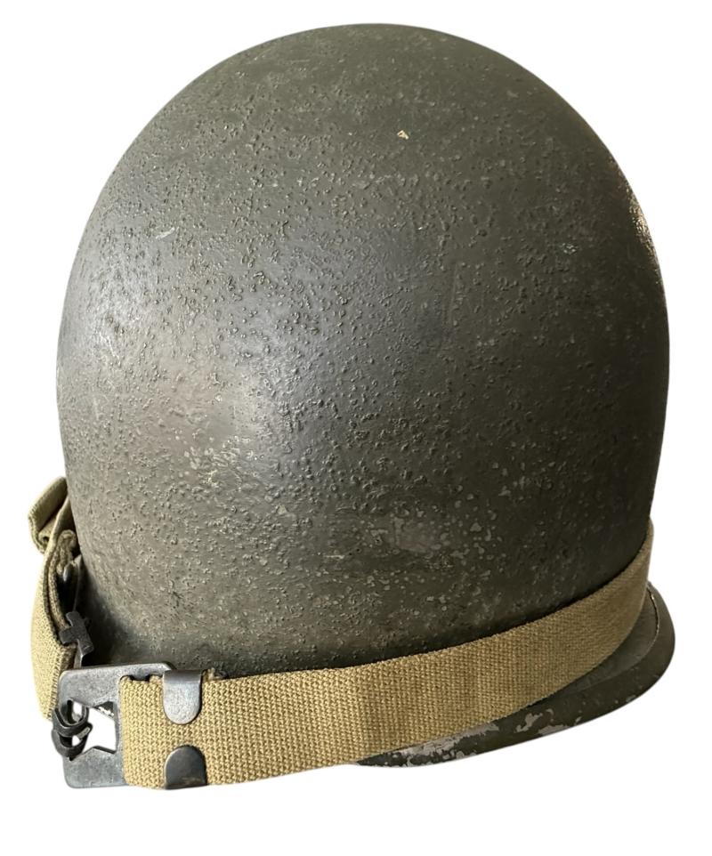U.S. M1 Swivel Bale Helmet With Firestone Liner - Nice Used Condition