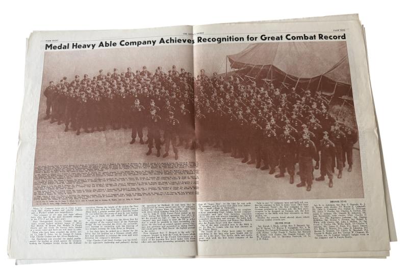 U.S. (Airborne) 508th PIR Devils Digest Magazine August 1945 - Nice Used Condition