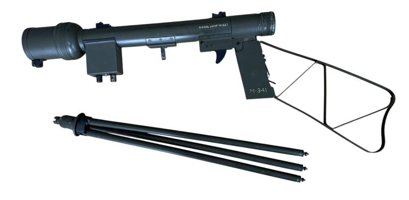 U.S. (Airborne/Pathfinder) M-227 Signal Lamp Set Complete - Nice Used Condition