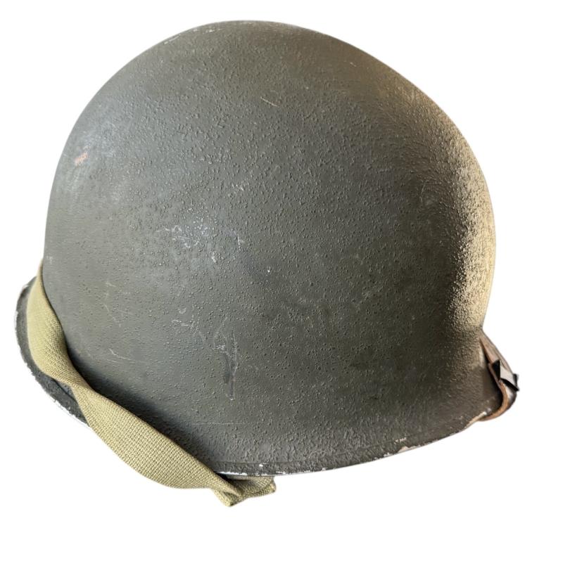 U.S. M1 Helmet Fitted With M1 Westinghouse Liner - Nice Used Condition