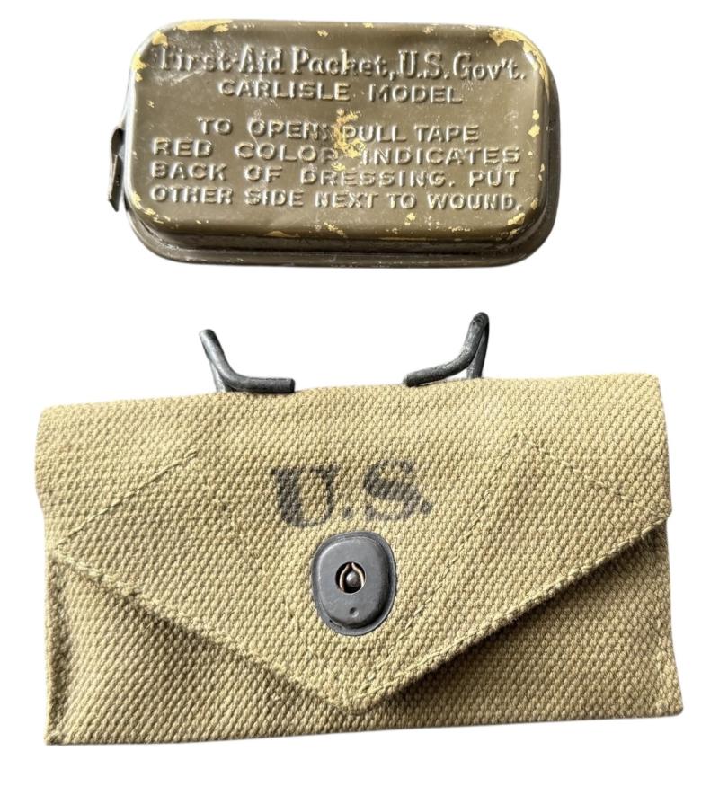 U.S. M1924 First Aid Packet 1940 - Near Mint Condition