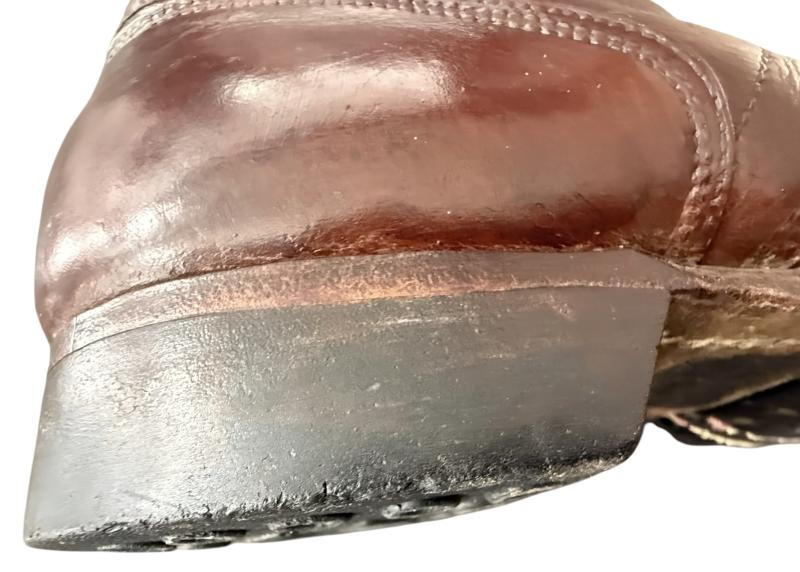 U.S. (Airborne) Paratrooper Named Pair Of Corcoran Jump Boots - Nice Used Condition