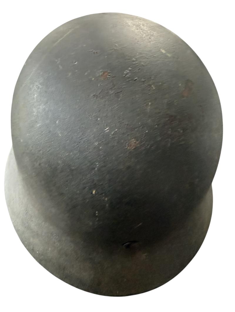 WH (HEER) Single Decal M40 Combat Helmet - Nice Used Condition