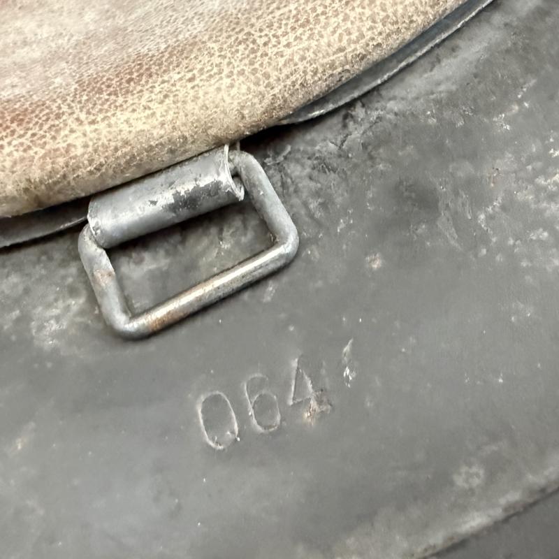 WH (HEER) Single Decal M40 Combat Helmet - Nice Used Condition