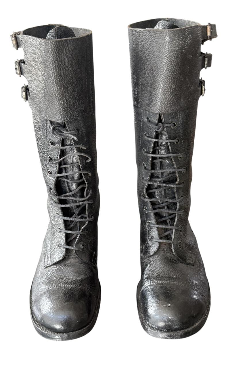 British Dispatch Rider Boots Size 9 Dated 1943 - Nice Used Condition