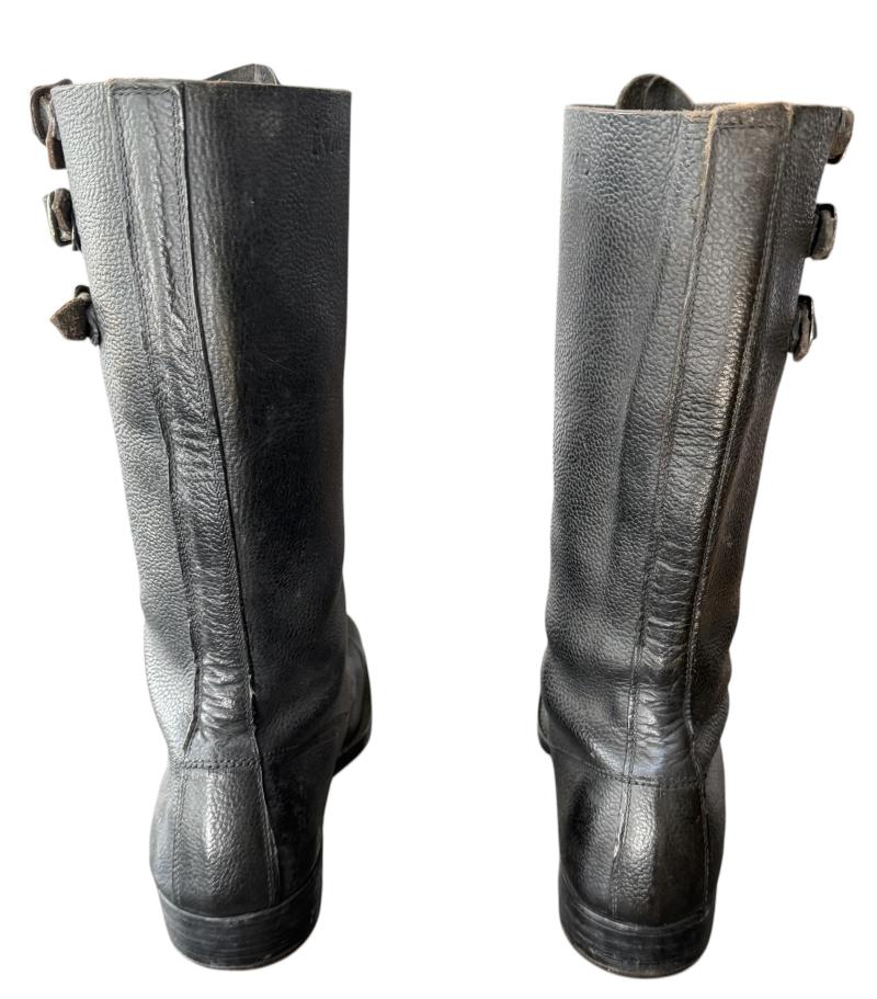 British Dispatch Rider Boots Size 9 Dated 1943 - Nice Used Condition