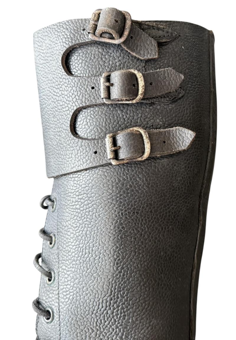 British Dispatch Rider Boots Size 9 Dated 1943 - Nice Used Condition