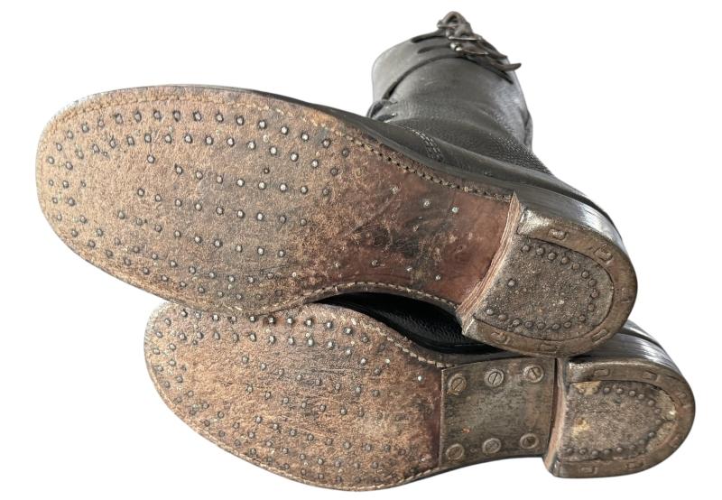 British Dispatch Rider Boots Size 9 Dated 1943 - Nice Used Condition