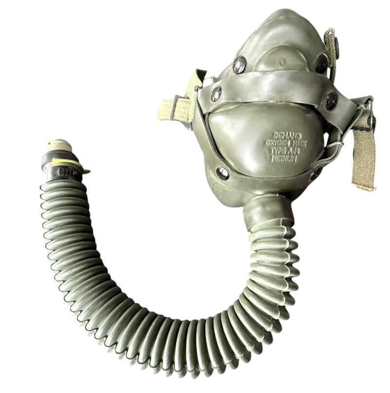 USAAF A-14 Fighter/Bomber Oxygen Mask April 1944 - Nice Used Condition