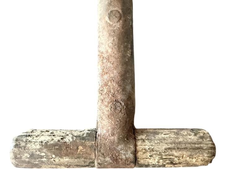 U.S. (Airborne) M-1910 Shortened T-Shovel & Cover - Nice Used Condition