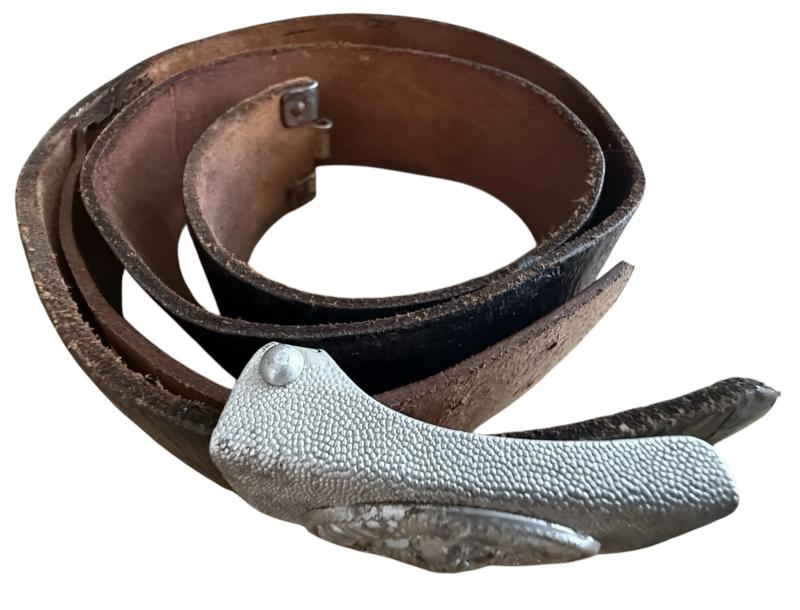 WH (HEER) Parade Belt and Buckle - Nice Used Condition