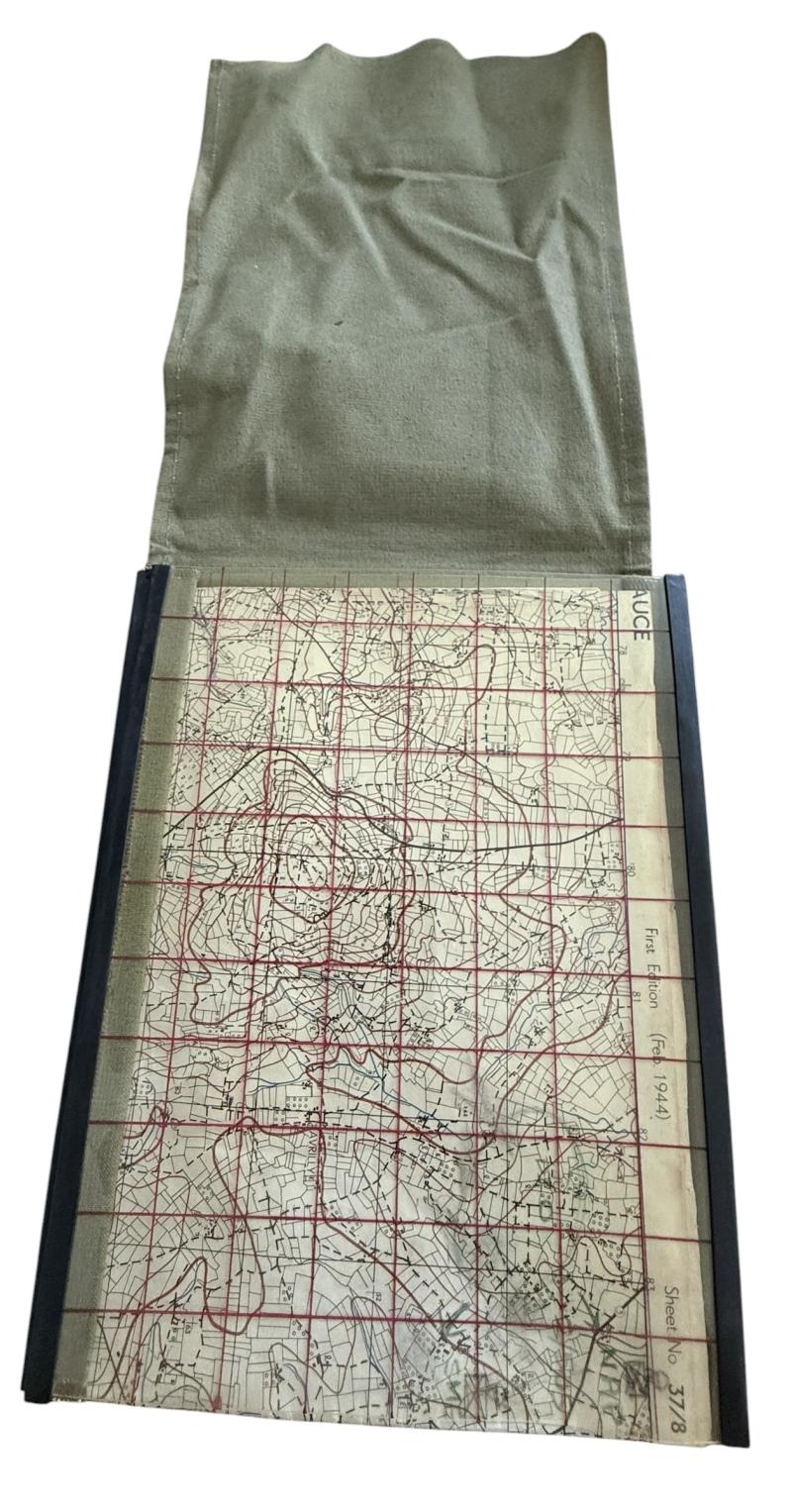 U.S. M1938 Mapcase & Carrier Strap 1941 - Nice Used Condition