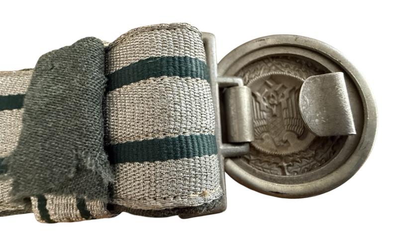 WH (Heer) Officer's Brocade Belt & Buckle - Nice Used Condition