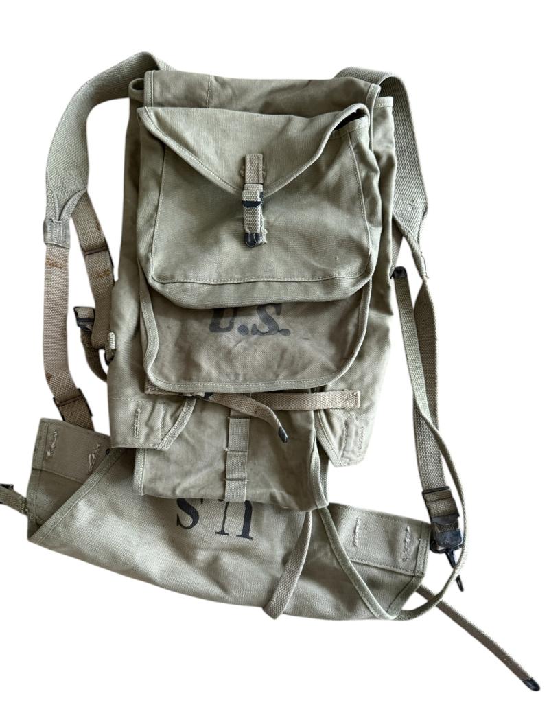 U.S. M1928 Haversack 1942 Complete - Nice Used Condition