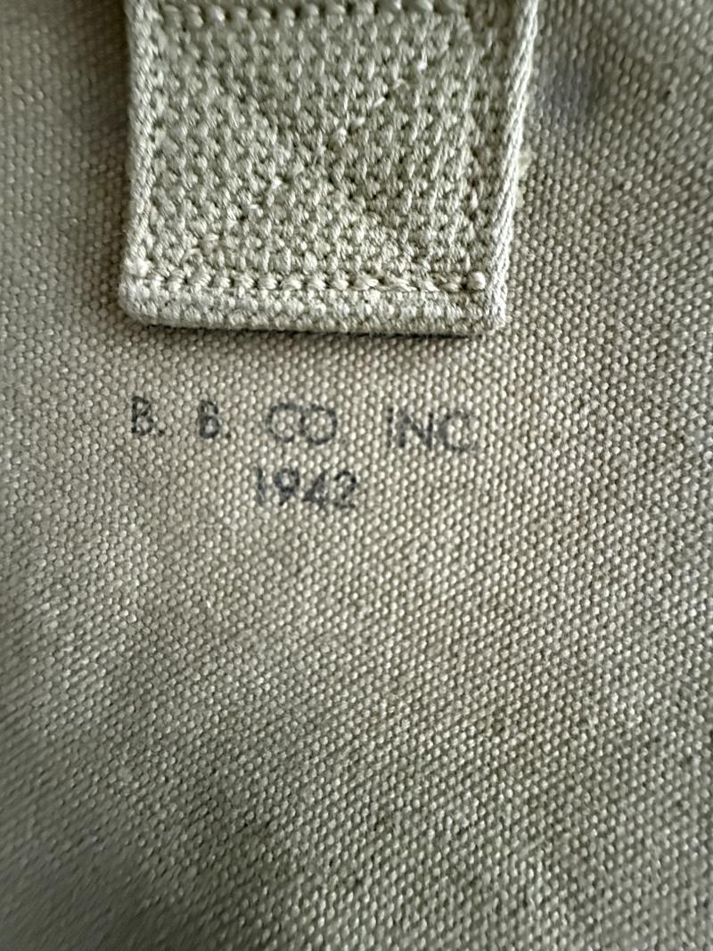 U.S. M1910 Intrenching Shovel i.e. T Shovel & Cover 1942 - Nice Used Condition
