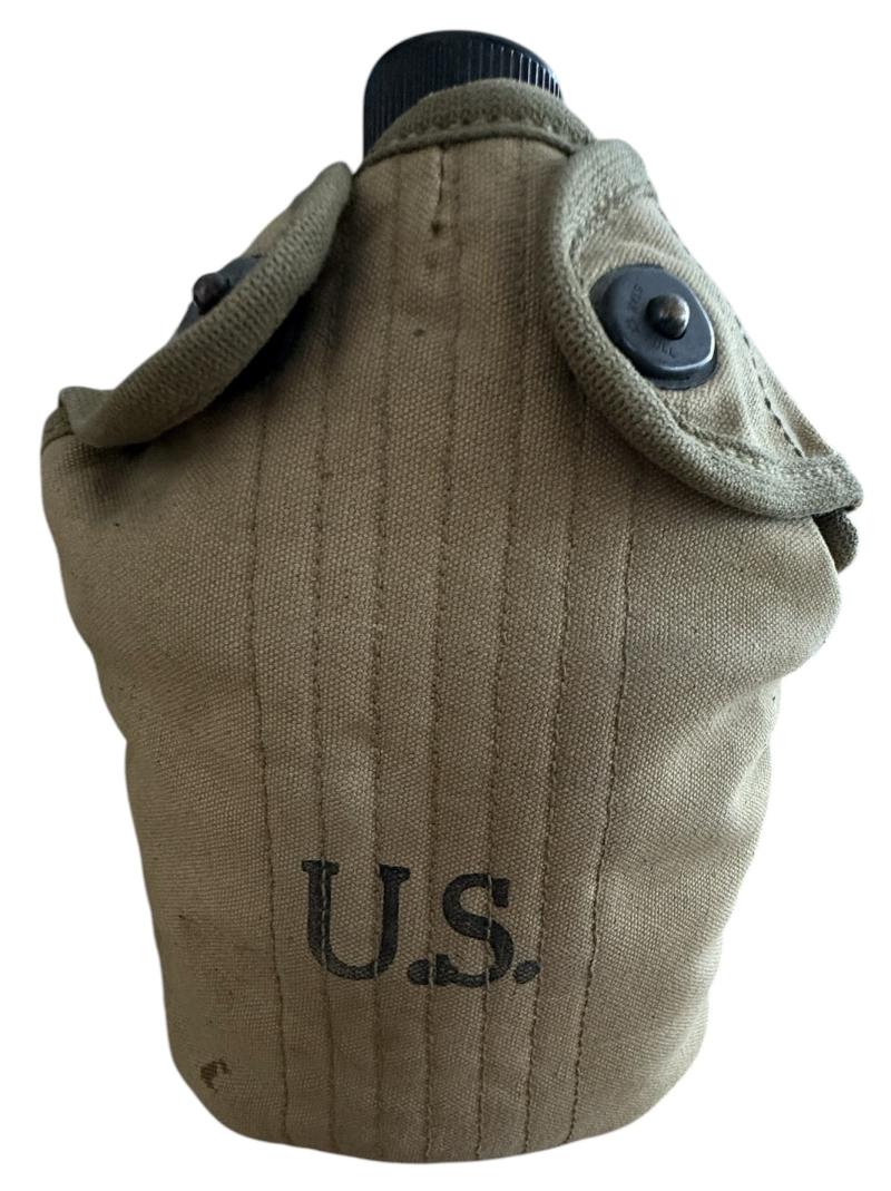 U.S. M1942 Canteen and Cover 1942 - Near Mint Condition