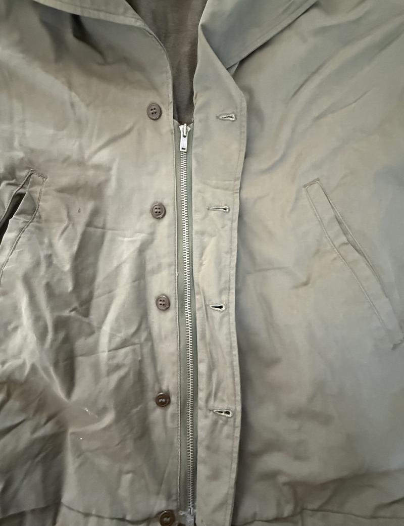 U.S. M1941 Field Jacket 1st Infantry Division Sized 40L - Nice Used Condition