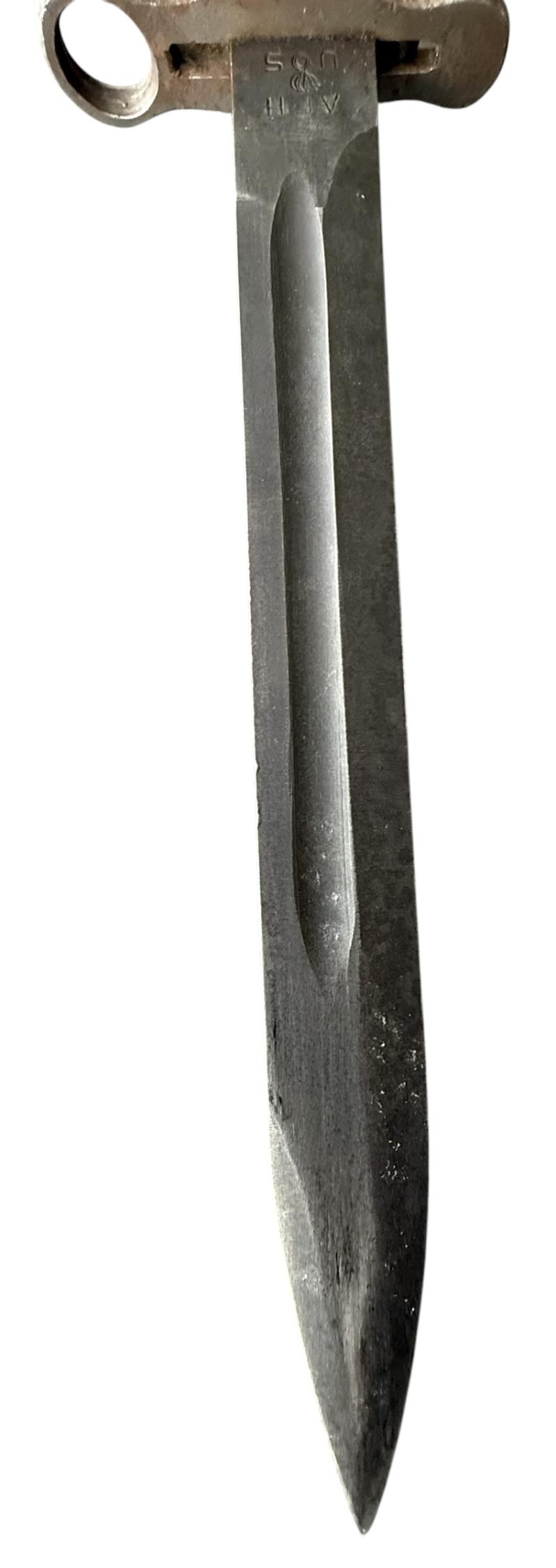 U.S. M1942 Garand Bayonet Makers Marked AFH - Nice Used Condition