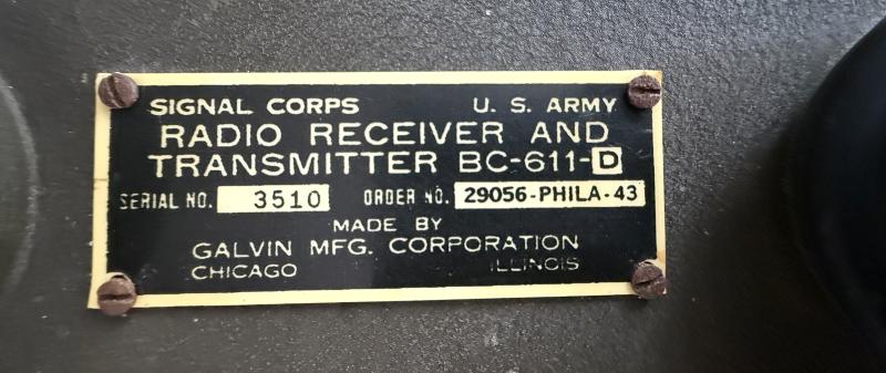 U.S. (Airborne) BC611