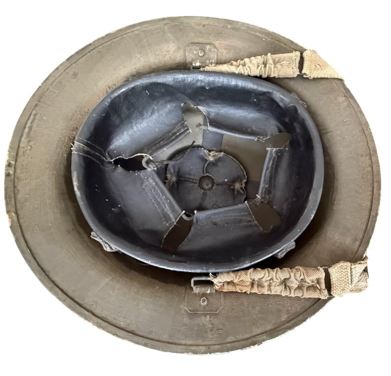 Belgium Piron Brigade Helmet 1939 - Nice Used Condition